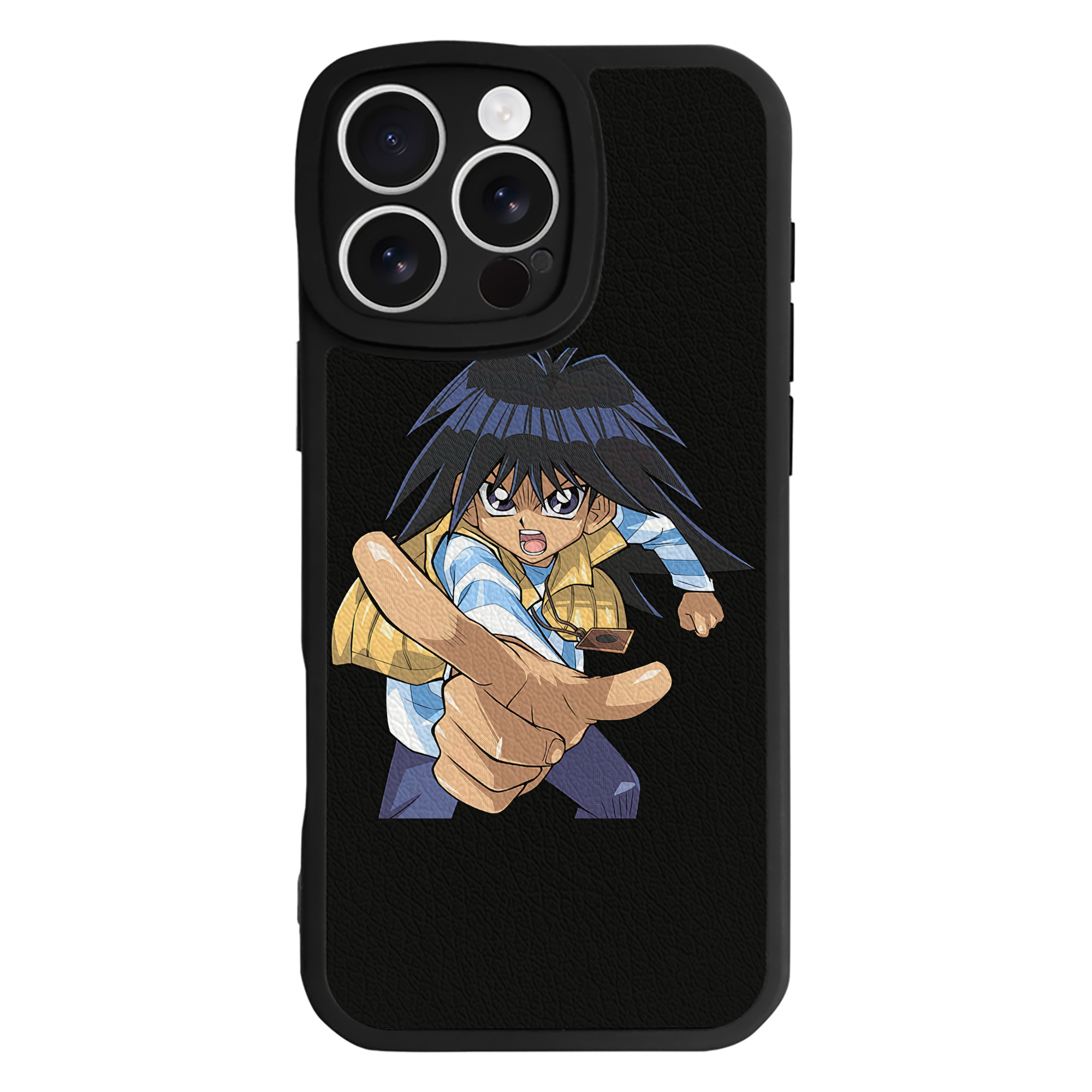 遊☆戯☆王 Yu-Gi-Oh! 【iPhone 16シリーズ対応】シリコンスマホケース（レザー調） 材質：シリコン